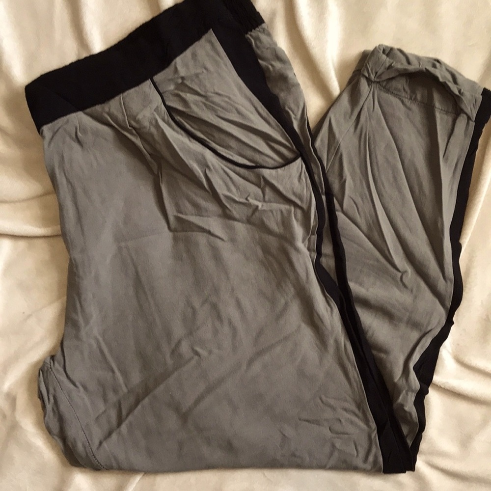 Forest Green W/ Black Trim Ankle Pant